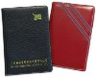 Red Or Black Leather Notebook