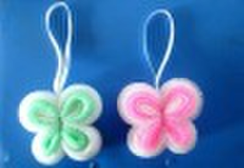 butterfly bath sponge