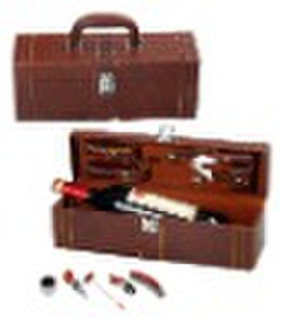 Hot selling deluxe PVC leather wine box