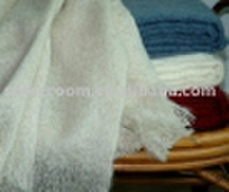 mohair throw