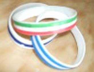 printed silicone bracelet