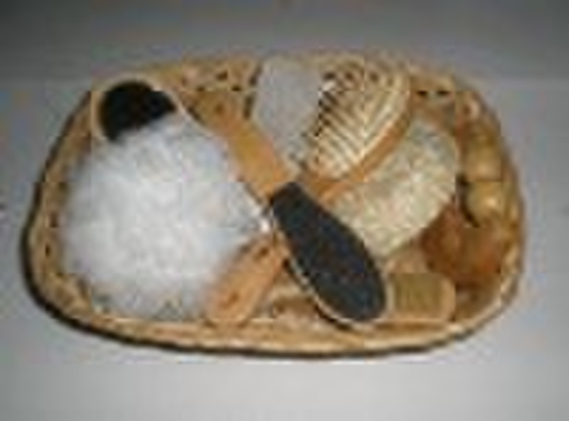 Bath gift Set Wooden Bath Set