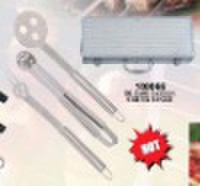 Football Barbecue Set with aluminum case