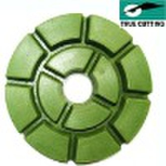 Floor polishing pad