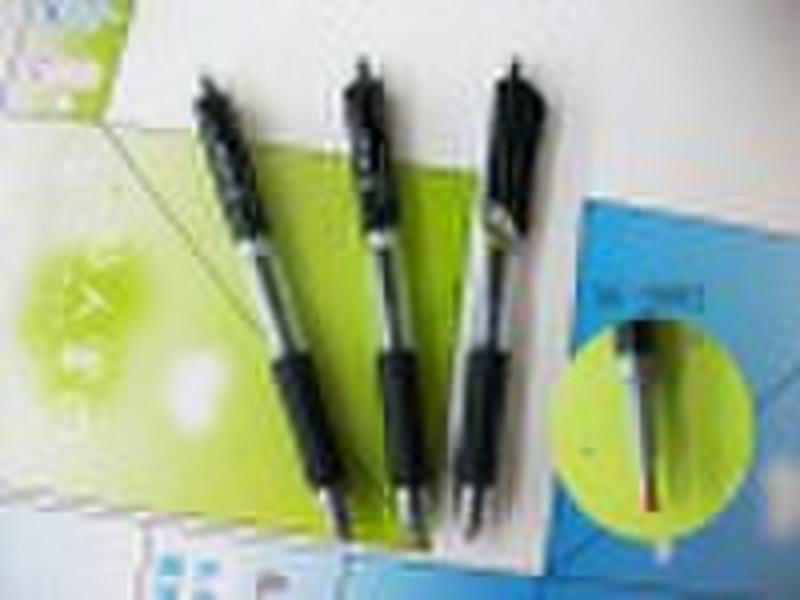 Retractable Gelstift, Gelschreiber, einziehbare Stift, plast