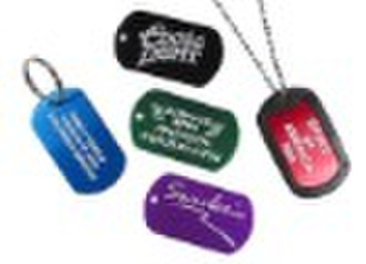 aluminum dog tag