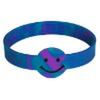 silicone rubber wristband watch smile