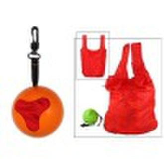 SHOPPING BAG WITH PLASTIC BALL