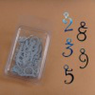 Alphabet Eyelet Charm for Scrapbooking, Paper Craf