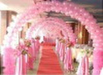 Bright and beautiful pink  balloon as decoration