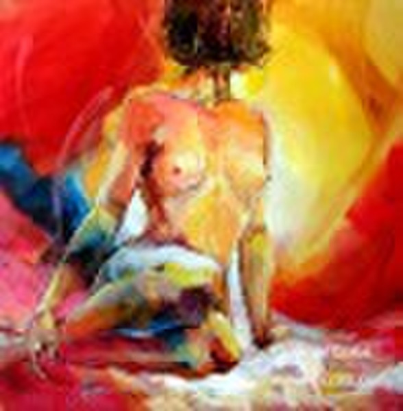 Portrait Oil Painting ,wall decoration--Nude girl