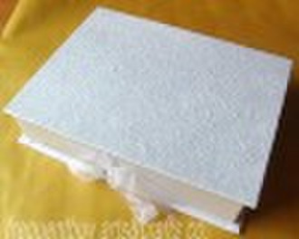 Handmade White Mulberry Paper Keepsake Box