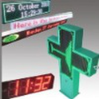 LED Pharmacy Cross Display