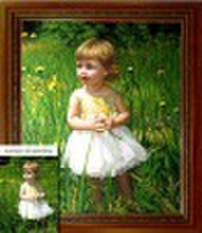 Girl portrait oil painting P1