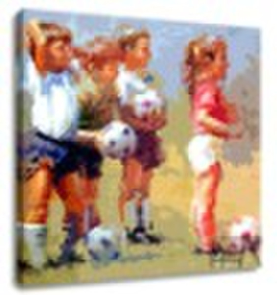 Sports canvas oil painting DIY-ZAB156