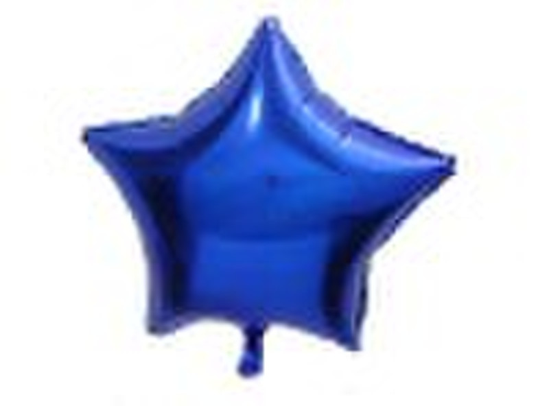18 inches "five star" Plain Foil Balloon