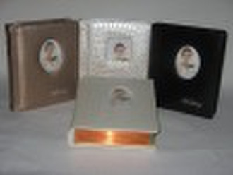 wedding photo album with digital inner sheets leat
