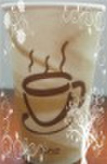 (Hot) 16 Unzen einwandige Papierbecher Kaffee