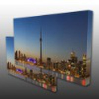 cityscape giclee on canvas home decoration