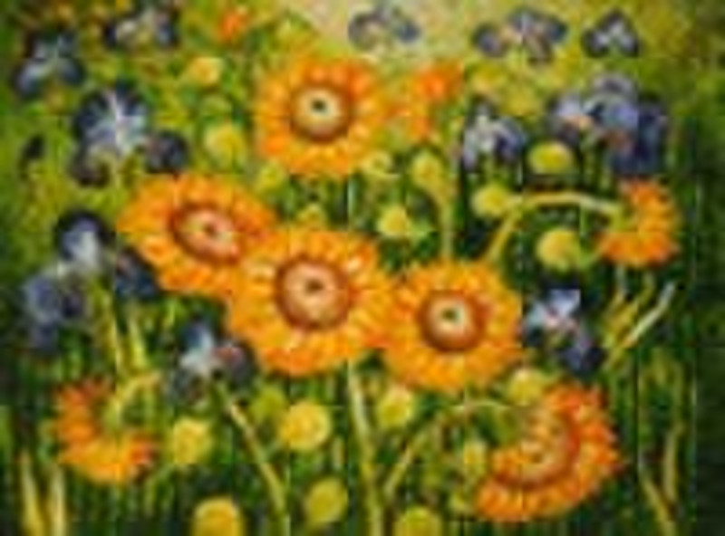 Sunflower decoration oil painting