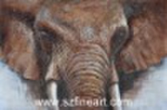 Hot item Decoration Animal Painting Elephant Paint