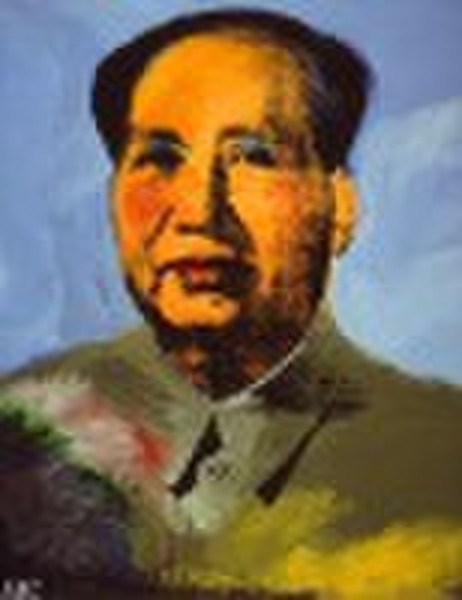 Известный поп-арт Роспись председателя Мао
