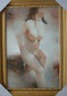 Impressionist Handmade  Lady Dancer  Oil Painting
