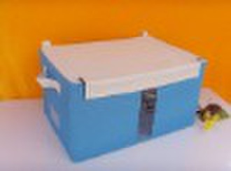 folding storage box (54L blue )