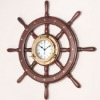 Nautical Ship Wheel Clock