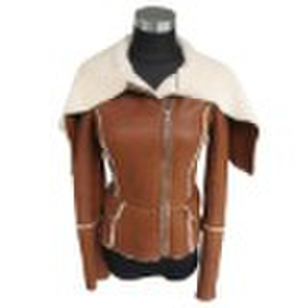 Gewaschen Lederjacke