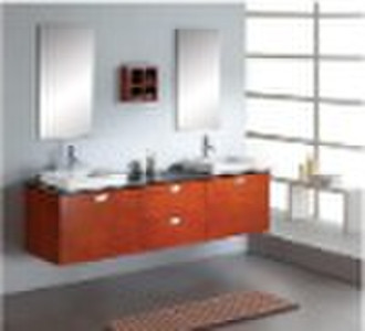 wood bathroom cabinet