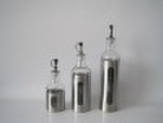 glass oil or vinegar bottle