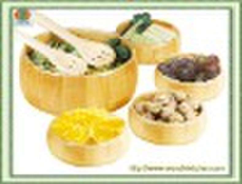 Salad Bowl with Servers (5pcs bowls)
