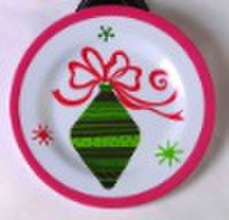 Sell  round shaped  melamine chrismas plates