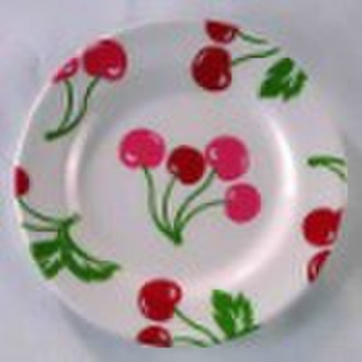 Sell  melamine round plates with cherry patterns