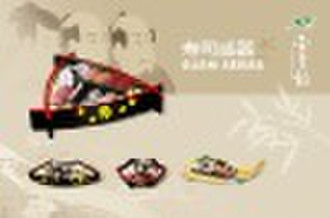 Bamboo sushi boat,sushi dishware