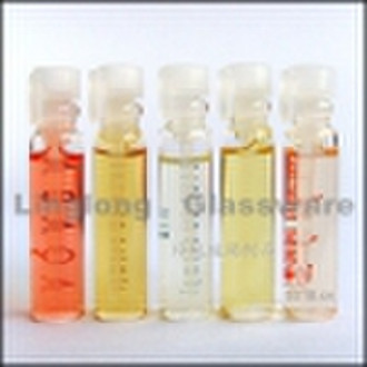 1ml perfume tester glass bottle with stopper