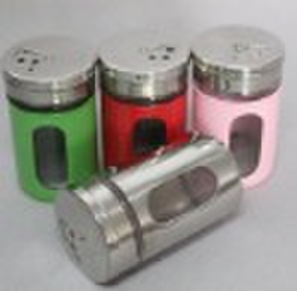 stainless steel salt shaker pepper shaker