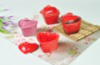 New Heart shape mini stoneware casserole