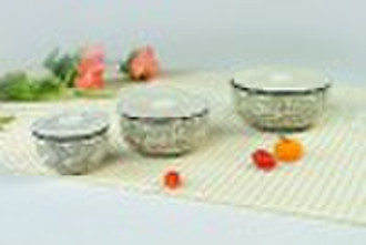2011 New Design Ceramic bowl set of 3