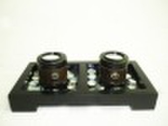 candle sticks leather design