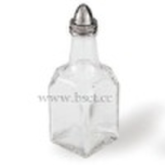 glass oil and vinegar bottle