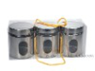 3pc Stainless steel jar GA1029