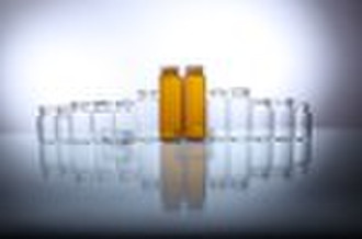 tubular glass vial
