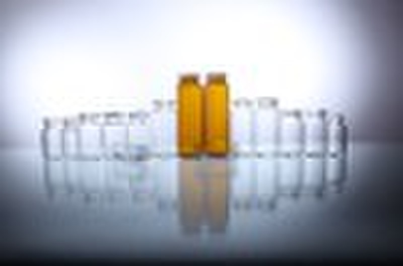 tubular glass vial