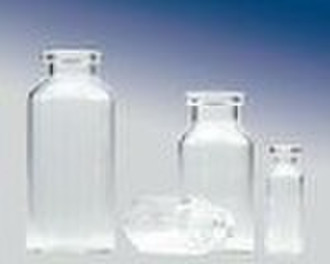 medical clear glass vial
