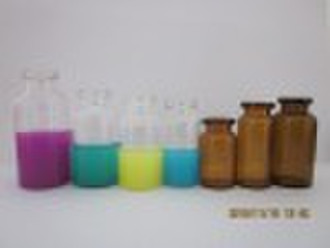 tubular glass bottle