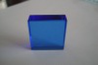 blaue Kristallglas für die Verarbeitung Kristall Handwerk