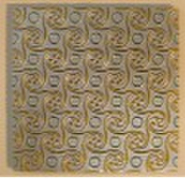 Wall Background-Color Carved Glass Tiles