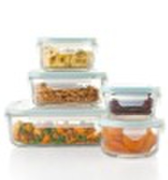 glass food container,storage box,crisper,reservati